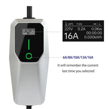 Laden Sie das Bild in den Galerie-Viewer, Typ 2 EV Ladegerät Ladekabel Schuko für Elektroauto 16 Ampere 4 Meter 1 Phase für VW ID7 - Letrinoshop