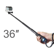 Laden Sie das Bild in den Galerie-Viewer, 36 Inch Extendable Handheld Pole Telescopic Selfie Monopod Stick for GoPro Hero 11 10 9 8 7 6 5 4 3 Yi DJI Go Pro Accessories - Letrinoshop