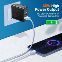 Laden Sie das Bild in den Galerie-Viewer, 65w ladegerät usb typ c ladegerät schnell lade 3.0 LG USB-C handy ladegerät - Letrinoshop