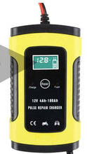 Laden Sie das Bild in den Galerie-Viewer, 6V 12V Intelligentes Batterieladegerät 4Ah-100Ah Motorrad Scooter Ladegerät - Letrinoshop