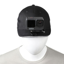 Laden Sie das Bild in den Galerie-Viewer, Action Camera Baseball Cap Mount Adjustable Head Strap Hat Mount for GoPro Hero 11/10/9/8/7/6/5 DJI OSMO Action Insta360 One R - Letrinoshop