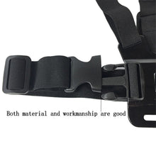 Laden Sie das Bild in den Galerie-Viewer, Adjustable Chest Body Harness Belt Strap Mount For Gopro HD Hero 11 10 9 8 7 6 5 4 DJI Action 3 2 EKEN H9 Camera Accessories - Letrinoshop