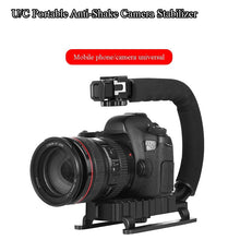 Laden Sie das Bild in den Galerie-Viewer, Camera Stabilizer For Cell Phone U C Shaped Holder Grip Stabilizer For Gopro Portable Handheld Stabilizer - Letrinoshop