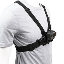 Laden Sie das Bild in den Galerie-Viewer, Chest Strap mount belt for Gopro hero 11 10 9 8 7 6 5 4 Insta360 R X2 X3 DJI Action 3 2 camera Harness Go Pro SJCAM Accessories - Letrinoshop