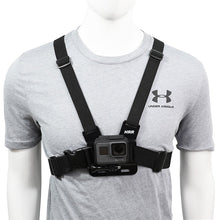 Laden Sie das Bild in den Galerie-Viewer, Chest Strap mount belt for Gopro hero 11 10 9 8 7 6 5 4 Insta360 R X2 X3 DJI Action 3 2 camera Harness Go Pro SJCAM Accessories - Letrinoshop