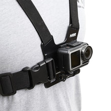 Laden Sie das Bild in den Galerie-Viewer, Chest Strap mount belt for Gopro hero 11 10 9 8 7 6 5 4 Insta360 R X2 X3 DJI Action 3 2 camera Harness Go Pro SJCAM Accessories - Letrinoshop