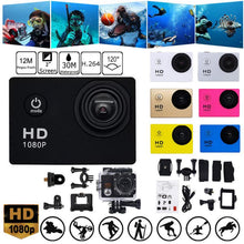 Laden Sie das Bild in den Galerie-Viewer, New 12MP Mini Camera Gopro HD 1080P 32GB Outdoor Sports Waterproof 12MP SJ4000 Gopro Camera 4 K For Gopro Action Video Camera - Letrinoshop