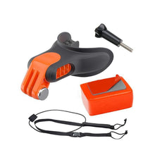 Laden Sie das Bild in den Galerie-Viewer, Portable Teeth Braces Holder Mouth Mount with Floaty GoPro 10 9 8 7 SJCAMS Ski Diving Action Camera Accessories - Letrinoshop