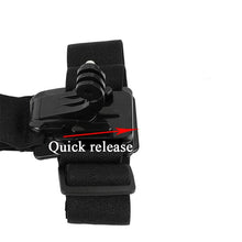 Laden Sie das Bild in den Galerie-Viewer, Quick Release Headband for GoPro Hero 11/10/9/8/7/5 Camera Head Strap Accessories DJI Osmo Action 3 2 Mount Insta360 Holder - Letrinoshop