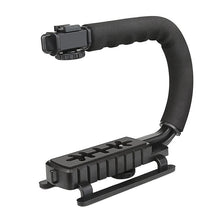 Laden Sie das Bild in den Galerie-Viewer, U C Shaped Holder Grip Video Handheld Stabilizer for DSLR Nikon Sony Camera and Light Portable SLR Steadicam for Gopro - Letrinoshop