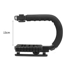 Laden Sie das Bild in den Galerie-Viewer, U C Shaped Holder Grip Video Handheld Stabilizer for DSLR Nikon Sony Camera and Light Portable SLR Steadicam for Gopro - Letrinoshop