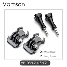 Laden Sie das Bild in den Galerie-Viewer, Vamson for GoPro Accessories Activity Base Long Screw Mount For Gopro Hero 11 10 9 8 7 6 5 4 for SJCAM for Xiaomi for yi VP108 - Letrinoshop