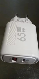 65w ladegerät usb c schnell ladung typ c ios schnellladegerät Samsung mi iphone