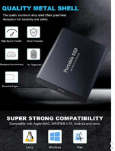 Laden Sie das Bild in den Galerie-Viewer, Externe Ssd Festplatte usb 3.1 1Tb superschnell ps5 Mac pc
