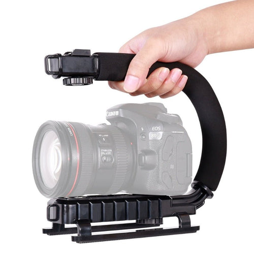 1 Pcs U C Shaped Holder Grip Video Handheld Stabilizer for DSLR Nikon Sony Camera and Light Portable SLR for Gopro - Letrinoshop