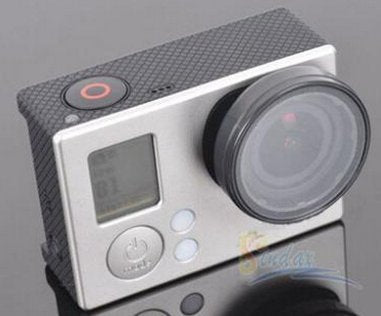 37MM UV Filter Linsen Protector für Gopro Hero 3 3+ Hero 4 Glas Filter Aufsatz Linsenschutz UV Filter zum Aufstecken - Letrinoshop