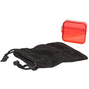 AO Filtro Rojo acrílico para Submarinismo tipo Polar Pro para Cámaras GoPro Hero3+ ideal para aguas tropicales y azules - Letrinoshop