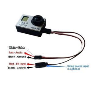 Ausgangs Kabel für GoPro Hero 3 4 FPV Kabel (Live OUT - Audio +Video +Stromversorgung) Modelbau Dronen live Video out - Letrinoshop