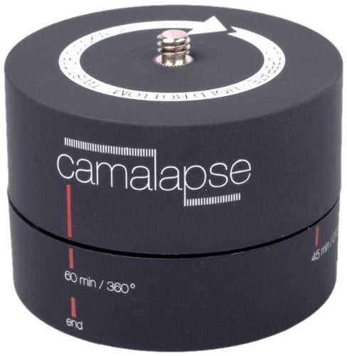 Camarush Camalapse 3 Rotierender Panoramakopf (Stativkopf, Schwenkkopf, Eieruhr) für Panorama & Panning Time-Lapse Zeitraffer-Video mit Digitalkamera & Camcorder - Letrinoshop
