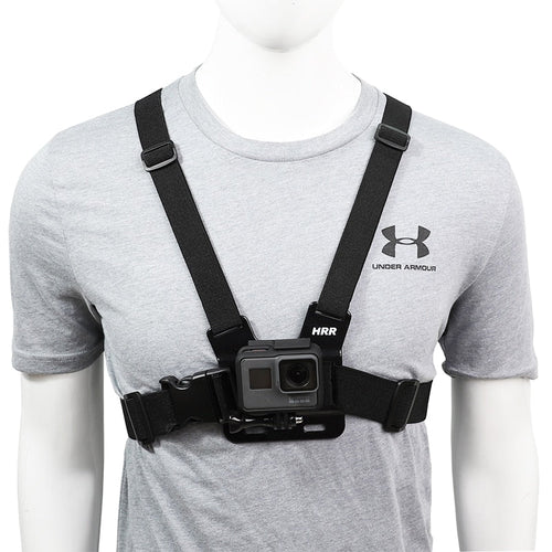 Chest Strap mount belt for Gopro hero 11 10 9 8 7 6 5 4 Insta360 R X2 X3 DJI Action 3 2 camera Harness Go Pro SJCAM Accessories - Letrinoshop