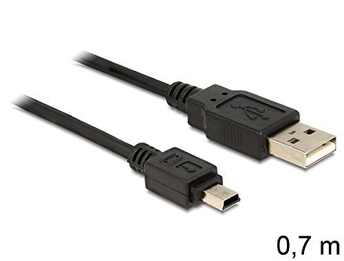 DeLock Kabel USB 2.0-A > USB Mini-B 5Pin 0, 70m St - Letrinoshop