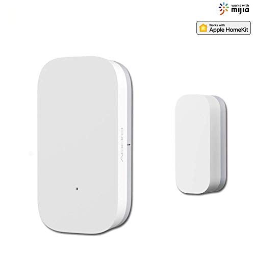 Dewanxin für Aqara Intelligent Window Door Sensor, Intelligent Home Security Equipment with ZigBee Wireless Connection, Burglar Alert, Easy Installation Work with Mijia and Apple HomeKit APP - Letrinoshop