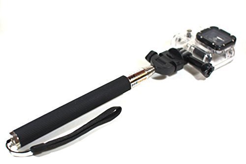 Einhandstativ / Monopod für GoPro HD 3+ 4 Selfie Pov Stange 110cm Teleskop Stativ - Letrinoshop