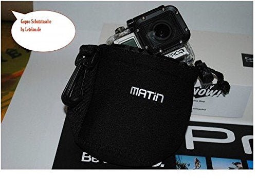 Neopren Tasche für GoPro Hero - Fahrrad Kanu fotocamera Case Soft Klein - Letrinoshop