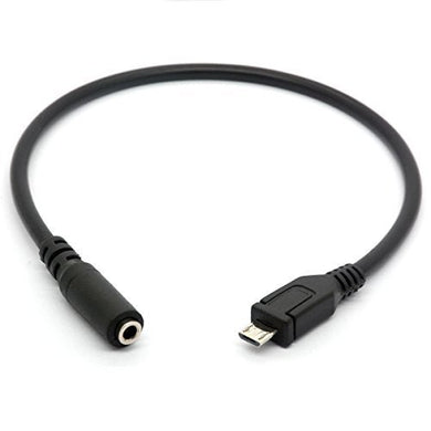 OpenII AUX-Audiokabel von Micro-USB-Stecker nach 3,5 mm Buchse für Headset-Adapter, Mikrofon Active Clip Mic - Letrinoshop