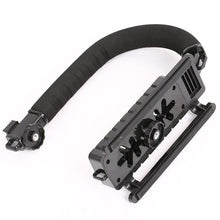 Laden Sie das Bild in den Galerie-Viewer, Portable SLR Steadicam For Gopro Video Handheld Stabilizer C Shaped Holder Grip For DSLR For Sony/Nikon/Canon Camera Light - Letrinoshop
