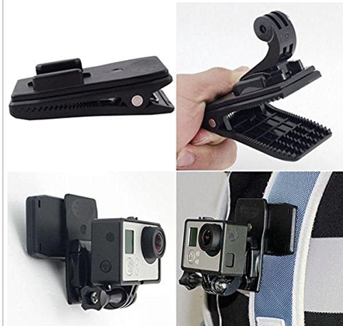 Rollei Bullet Cam Rucksack Klemme Backpack Hat Clip Biking Clamp Mount Rollei 400 410 4205s 6s 7s - Letrinoshop