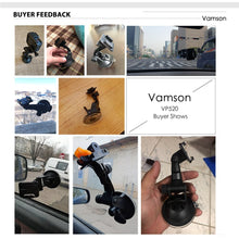 Laden Sie das Bild in den Galerie-Viewer, Vamson for Go Pro 8 9 Accessories 7cm Car Mount Windshield Suction Cup for Gopro Hero 11 10 9 8 7 6 5 4 for insta360 for Yi 4K - Letrinoshop
