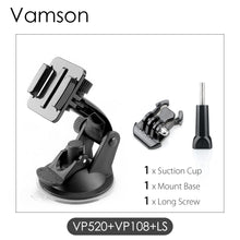 Laden Sie das Bild in den Galerie-Viewer, Vamson for Go Pro 8 9 Accessories 7cm Car Mount Windshield Suction Cup for Gopro Hero 11 10 9 8 7 6 5 4 for insta360 for Yi 4K - Letrinoshop
