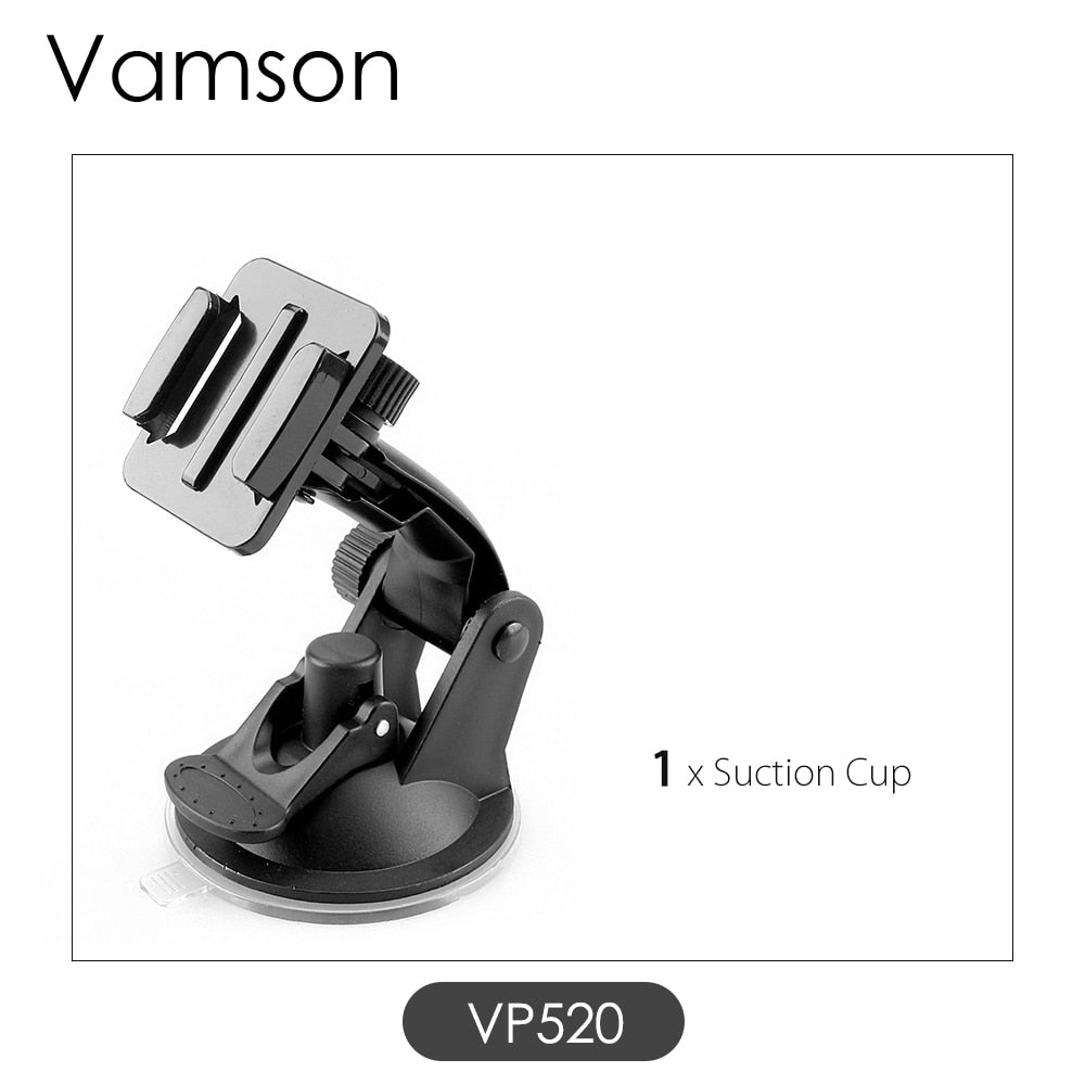 Vamson for Go Pro 8 9 Accessories 7cm Car Mount Windshield Suction Cup for Gopro Hero 11 10 9 8 7 6 5 4 for insta360 for Yi 4K - Letrinoshop