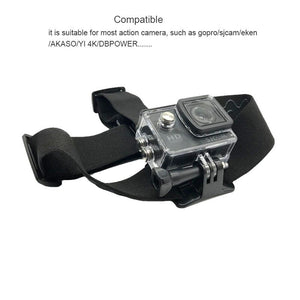 XMPPJFV Head Strap for Gopro hero 11 10 9 8 7 Accessories Head Belt Strap Mount Adjustable for SJCAM EKEN for Gopro Hero 7 6 5 4 - Letrinoshop