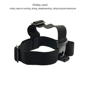 XMPPJFV Head Strap for Gopro hero 11 10 9 8 7 Accessories Head Belt Strap Mount Adjustable for SJCAM EKEN for Gopro Hero 7 6 5 4 - Letrinoshop